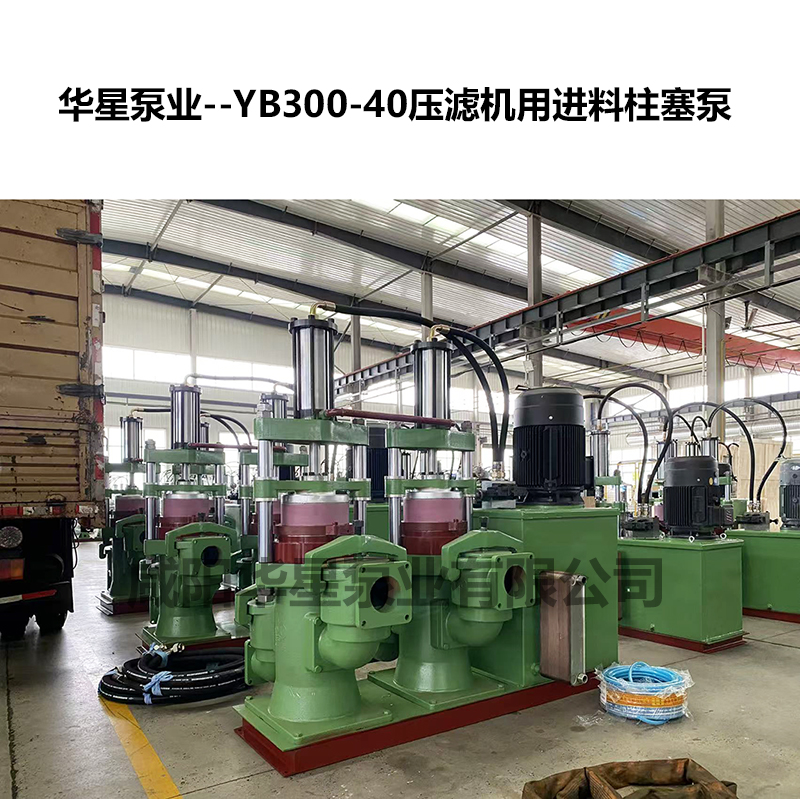 YB300-40壓濾機用進料柱塞泵